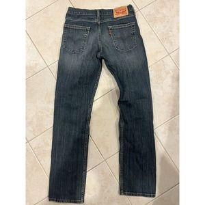 Levi's 29x32 Men's 514 Denim Jeans - Blue